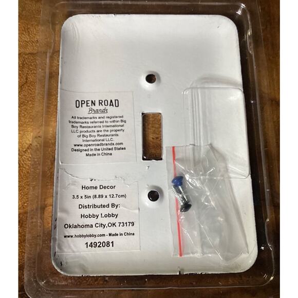 NEW BOBS BIG BOY METAL LIGHT SWITCH COVER - Picture 4 of 4